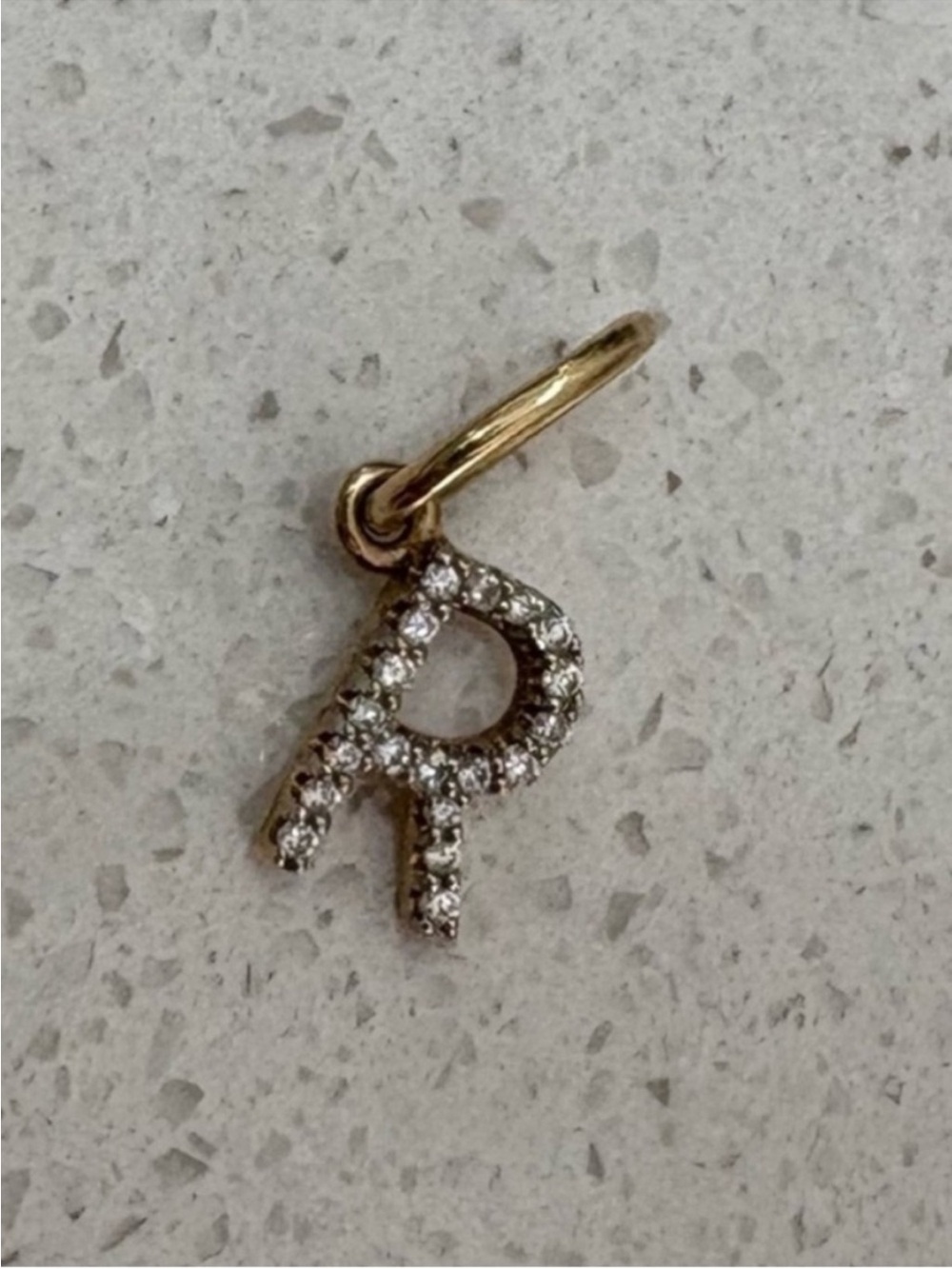 BRUNA THE LABEL LAB-GROWN DIAMOND LETTER CHARM - Picture 4 of 10